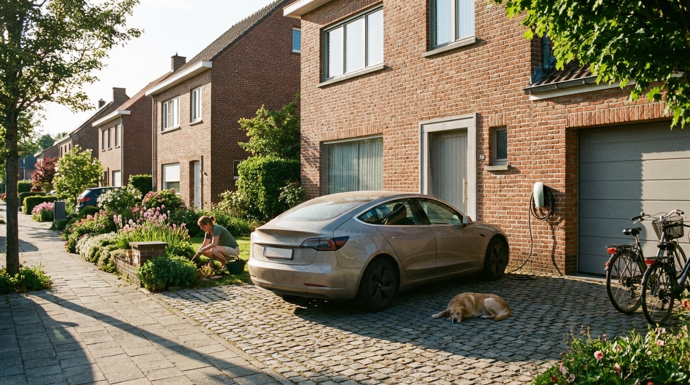 Thuislaadstation in Halen